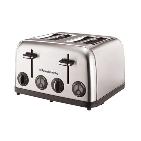 Russell Hobbs 4 Slice Stainless Steel Toaster 13976-S/S