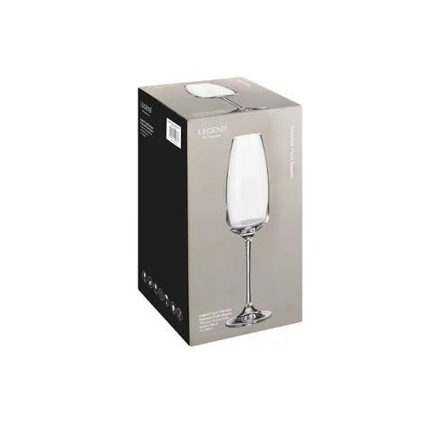 Legend Classique Flute Glasses 700002 Packaging