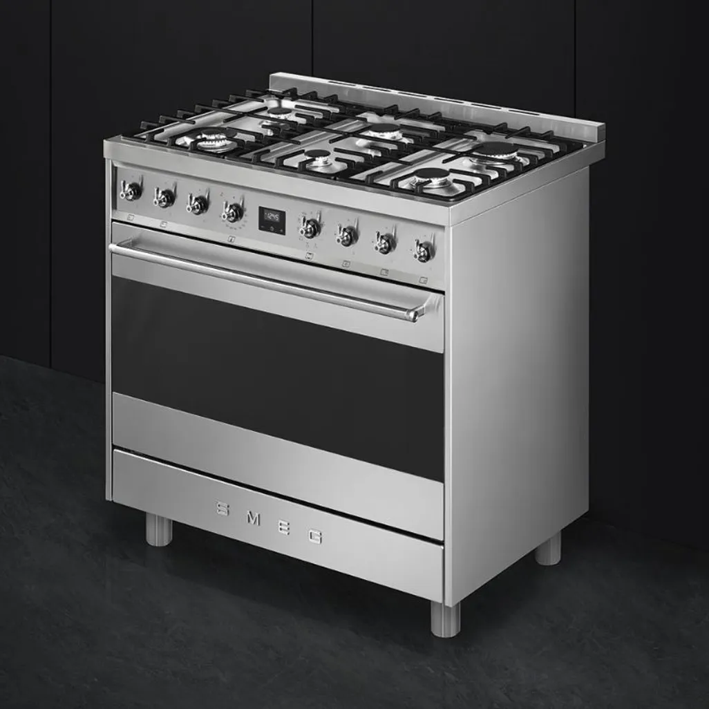 Smeg Stainless Steel Gas / Electric Cooker C9MAXSSA9 | Tafelberg Furnishers