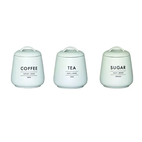 Eetrite Stoneware 3 Piece Canister Set ER0314