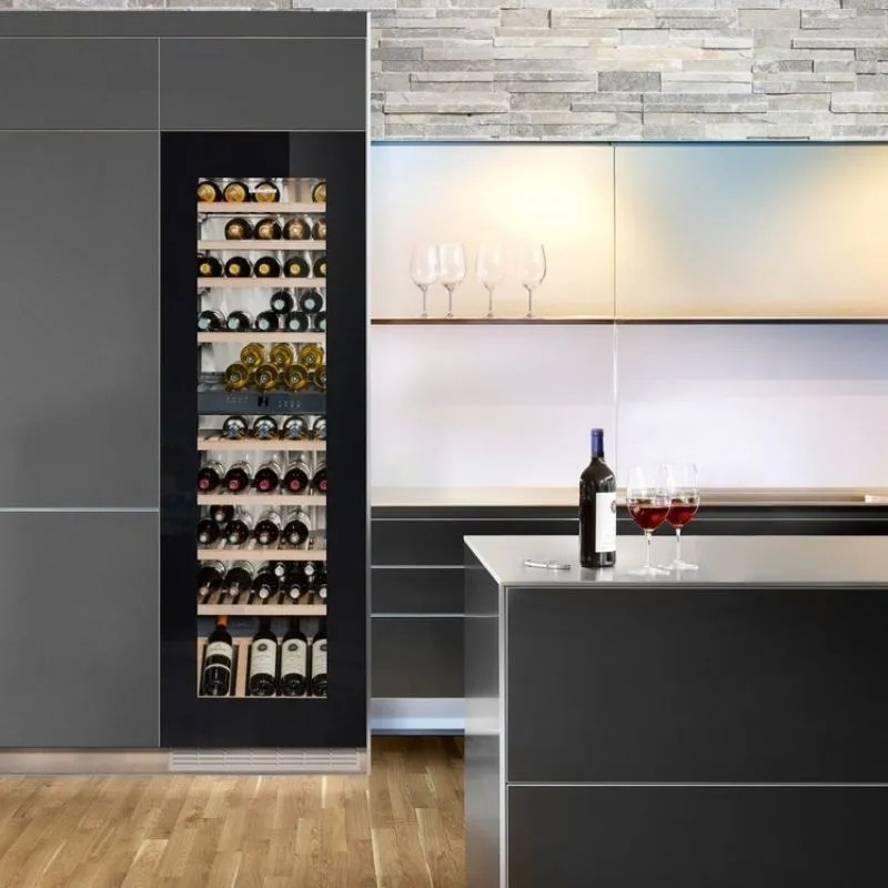 Liebherr 83 Bottle Integrated Vinidor Black Wine Cooler EWTgb3583