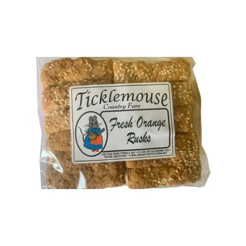 Ticklemouse Fresh Orange Rusks