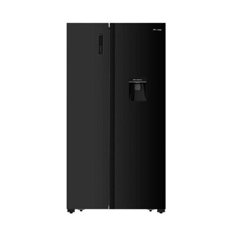 Hisense 512L Black Side by Side Fridge H670SMIBWD Tafelberg Furnishers