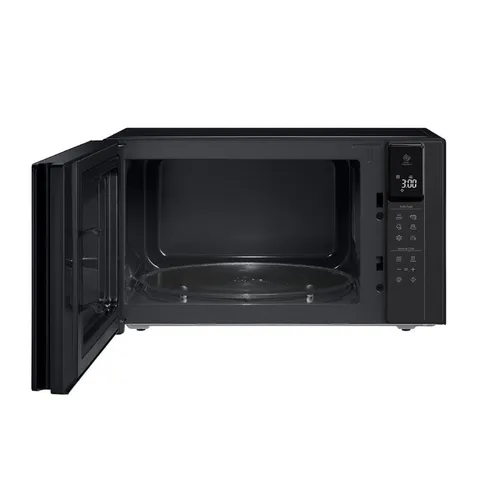 LG 42L Black Microwave Oven MS4295DIS Open