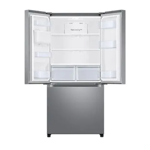 samsung-470l-easy-clean-steel-french-door-fridge-rf49a5202sl-open