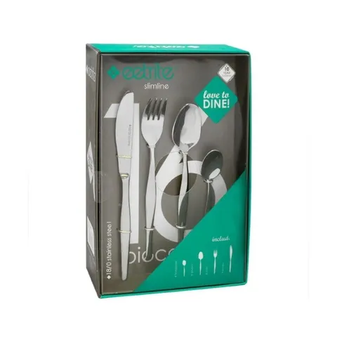 Eetrite Slimline 16 Piece Cutlery Set SL_16BB Packaging