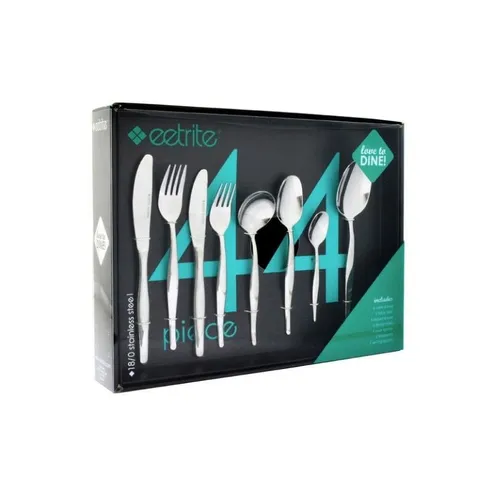 Eetrite Slimline 44 Piece Cutlery Set SL_44BB(N) Packaging