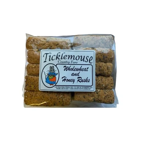 Ticklemouse Wholewheat & Honey Rusks