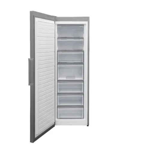 Smeg 280L Upright Freezer ZACV283NX open