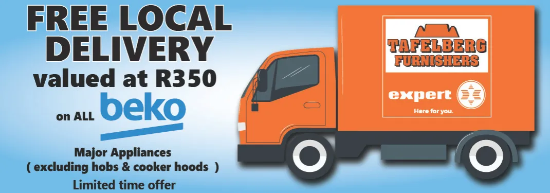 Beko Free Delivery Banner