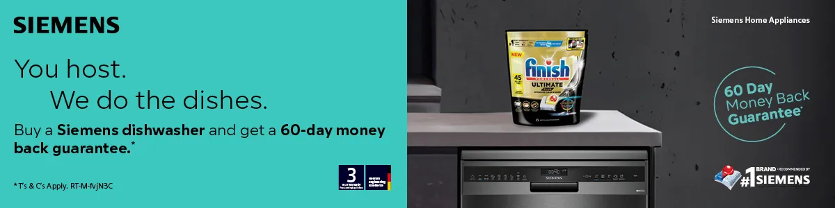Siemens Finish Dishwasher