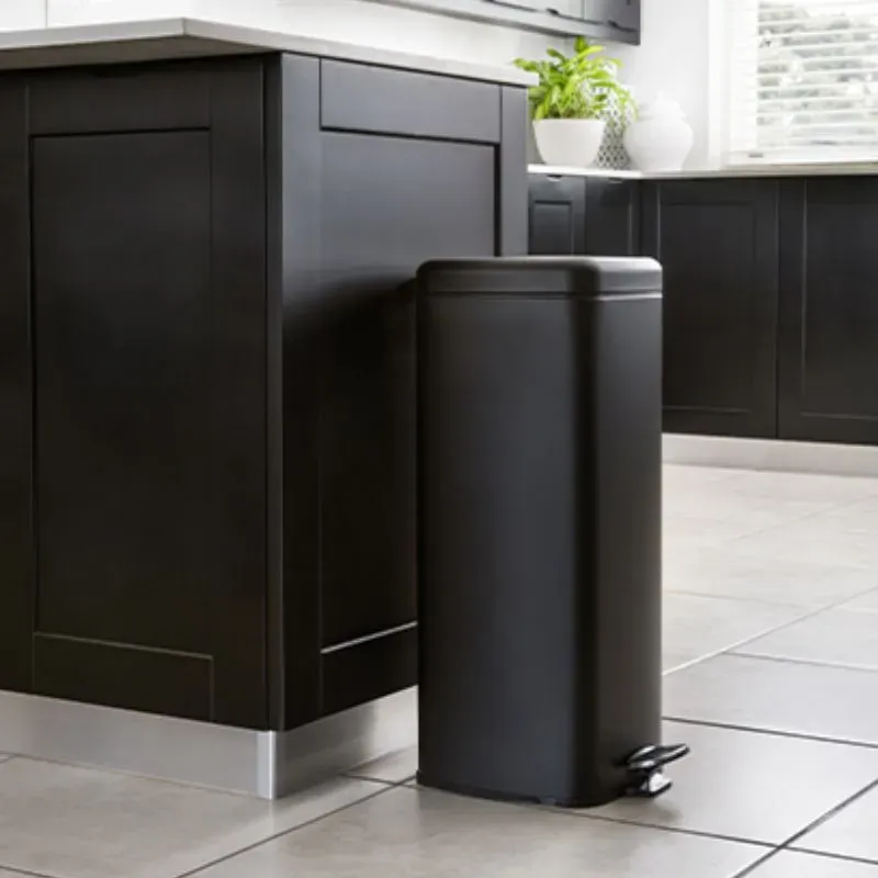 Legend 30L Square Black Bin 100412 | Tafelberg Furnishers