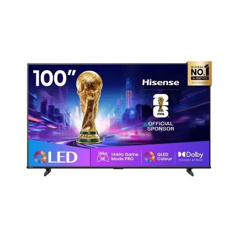 Hisense 100 Inch 4K QLED Smart TV Fifa