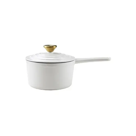 Funkilines 17cm Ivory Cast Iron Saucepan 10425 Saucepot
