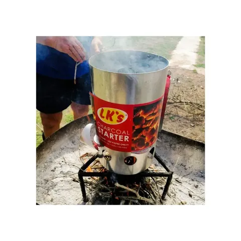 LK's Charcoal Starter 124/10 Ignite