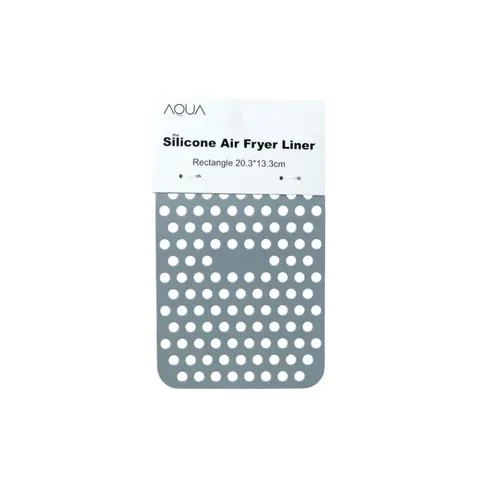 Funkilines Silicone Rectangle Air Fryer Mat blue