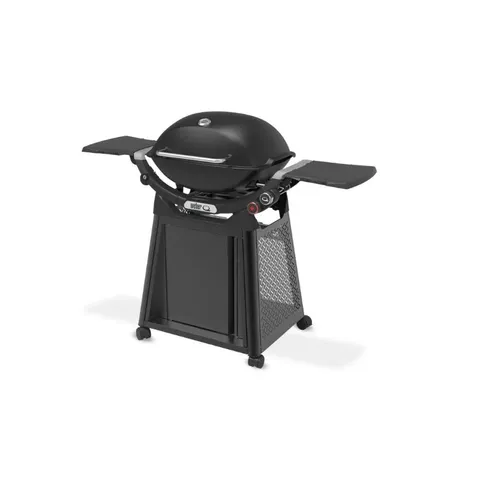 Weber Q3200N Premium Cart With Gas Grill 1501145 Side