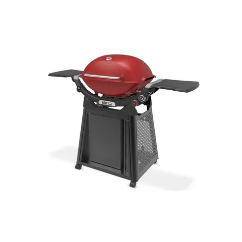 Weber Q3200N Red Premium Cart With Gas Braai 1502341 Side