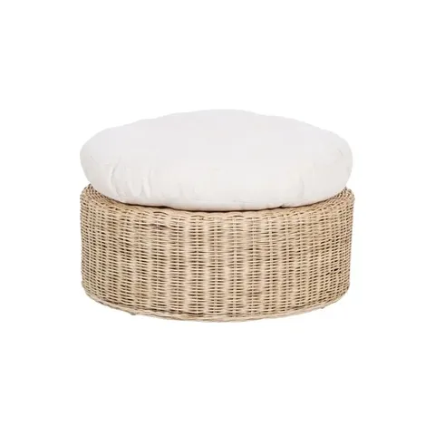 Santa Cruz Leles Rattan Ottoman