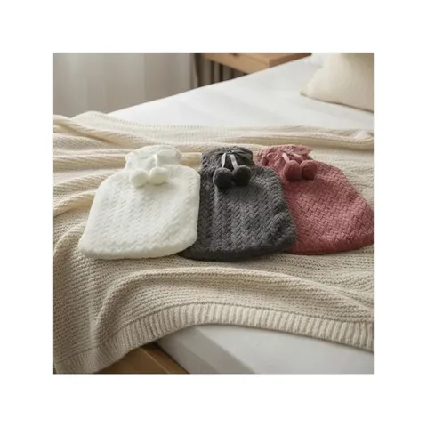 Home Classix Sherpa Covered Hot Water Bottle 20825 Display