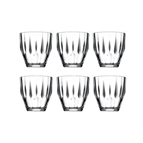 Funkilines 275ml 6 Piece Diamond Water Glasses 23085 Set