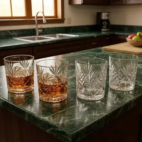 Funkilines Timeless 420ml 4 Piece Whisky Glasses 24028 Display