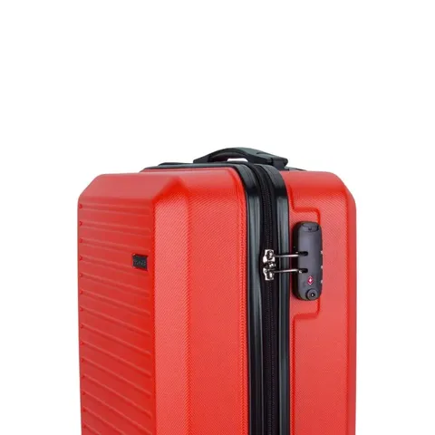 Cellini Voyager Mahe Medium Orange Trolley Carry On lock