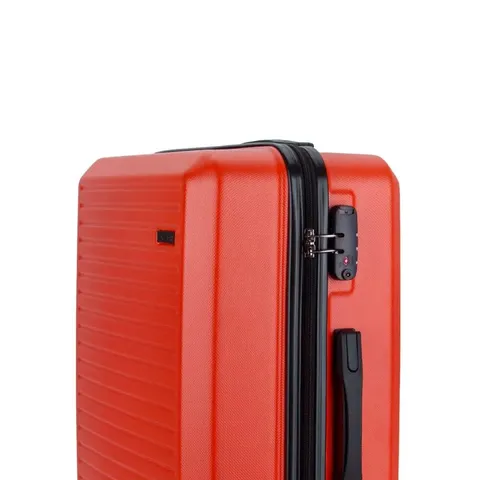 Cellini Voyager Mahe Large Orange Trolley Case lock