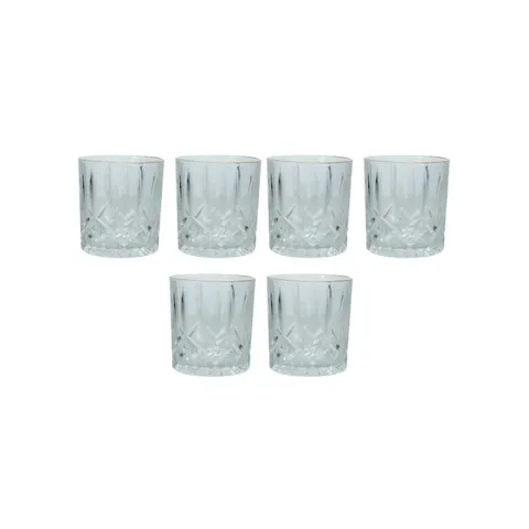 Funkilines 300ml Delisoga Gold Whisky Glass Set