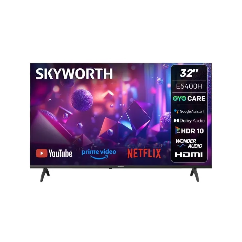 Skyworth 32 Inch HD Google Smart TV 32E5400H | Tafelberg Furnishers