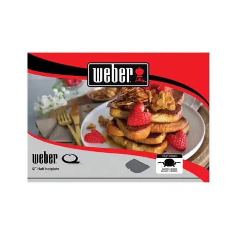 Weber Q2100N/Q2200N/Q2800N+ Cast Iron Griddle Packaged
