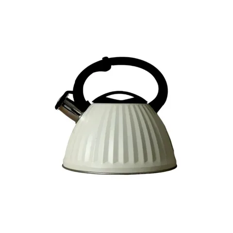 Funkilines Matt Cream Stove Top Kettle 35189