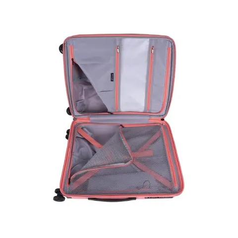 Cellini Starlite Salmon Carry On Trolley Bag Inside