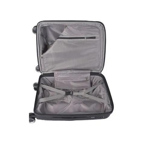 Cellini Rapido Black 4-Wheel Carry On Trolley Case 362555 Interior