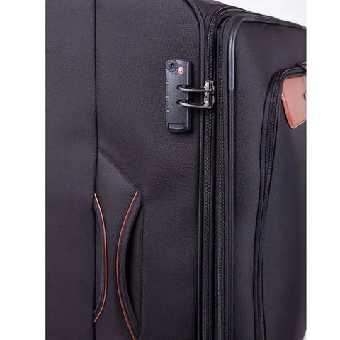 Cellini Monte Carlo Large 4 Wheel Trolley Case lock