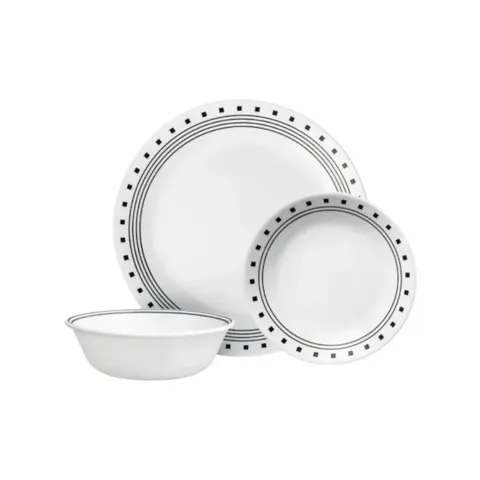 Funkilines Corelle City Block 12 Piece Dinner Set 41211 Set