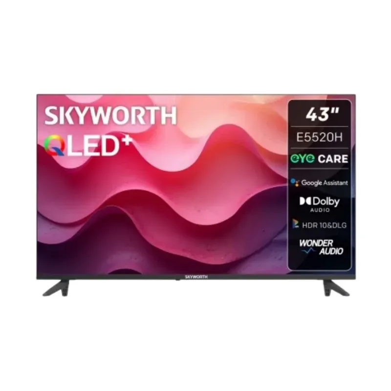 Skyworth 43 Inch QLED Google Smart TV 43E5520H | Tafelberg Furnishers
