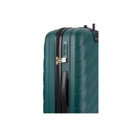 Cellini Pulse Green Medium Trolley Case  Lock
