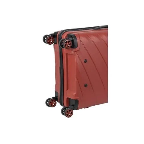 Cellini Pulse Burnt Henna Medium Trolley Case Wheels