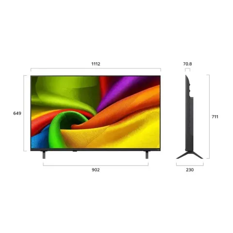LG 50 Inch Nano 4K UHD Smart TV 50NU850B6LA Dimensions