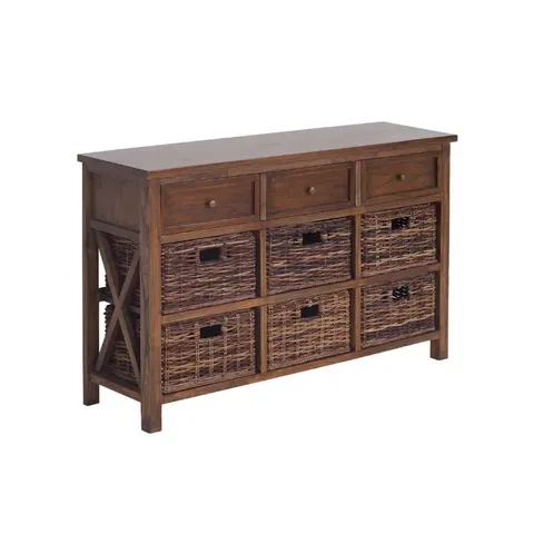 Tiger Mindi Wood Sideboard