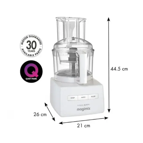 Magimix 5200XL White Food Processor Dimensions