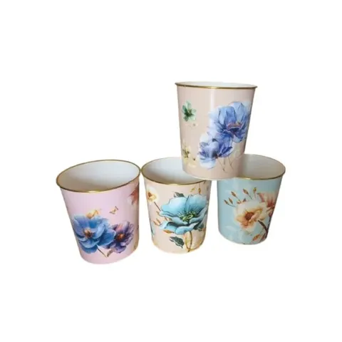 Home4U Assorted Floral Plastic Bin 520ASS Options