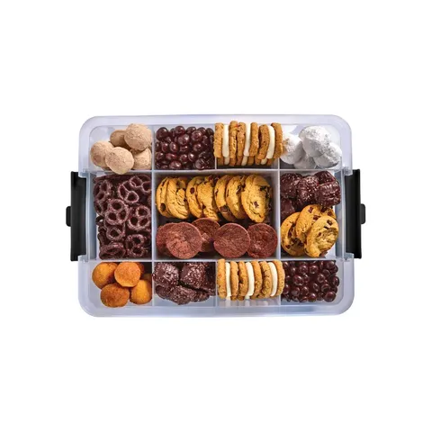KitchenCraft Farberware Bamboo SnackleBox 5314682EU Display