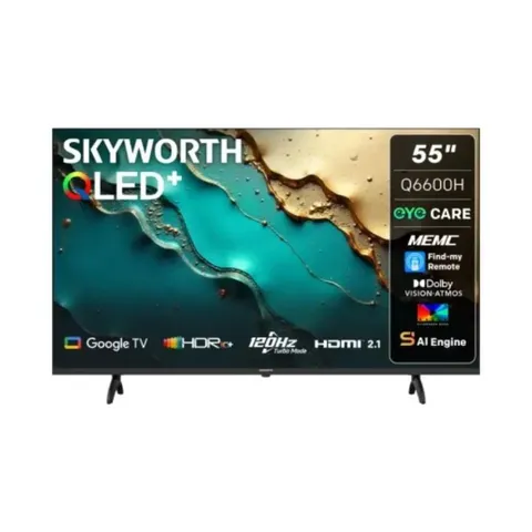 Skyworth 55 Inch QLED Google TV 55Q6600H