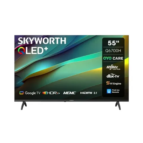 Skyworth 55 Inch 4K QLED Google Smart TV 55Q6700H