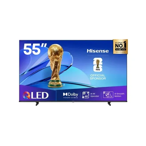Hisense 55 Inch QLED 4K Smart TV 55Q6Q Fifa