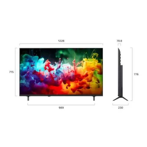 LG 55 Inch QNED 4K Mini-LED Smart TV 55QNED70B6T Dimensions