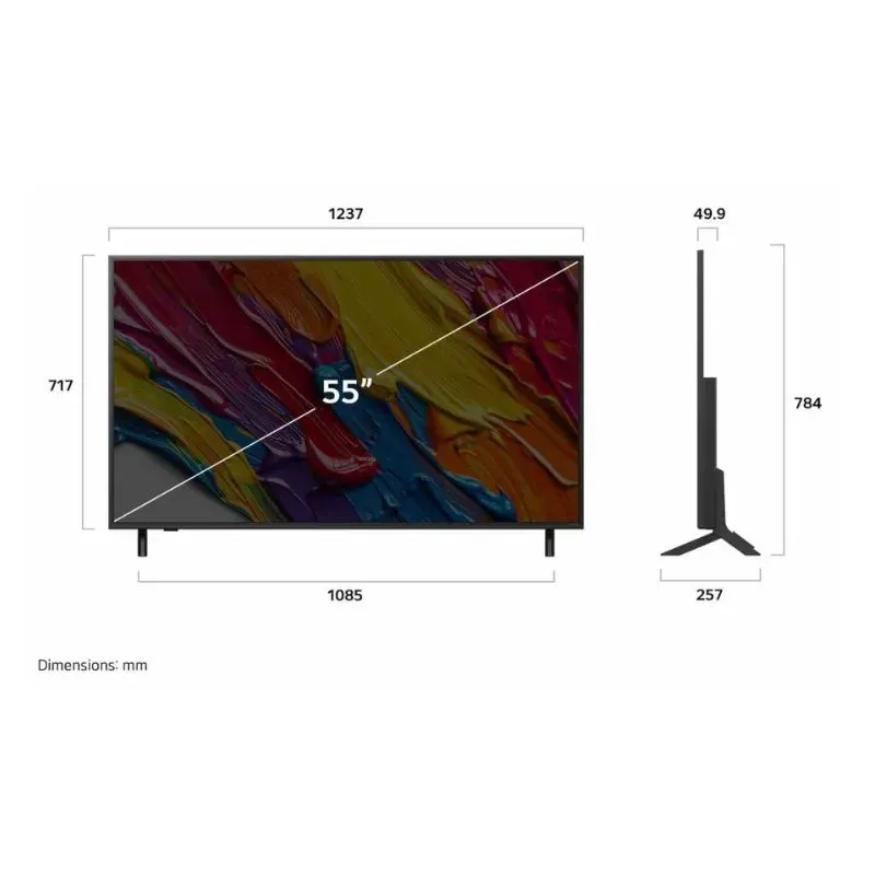 LG 55 Inch QNED UHD 4K Smart TV 55QNED82A6A | Tafelberg Furnishers