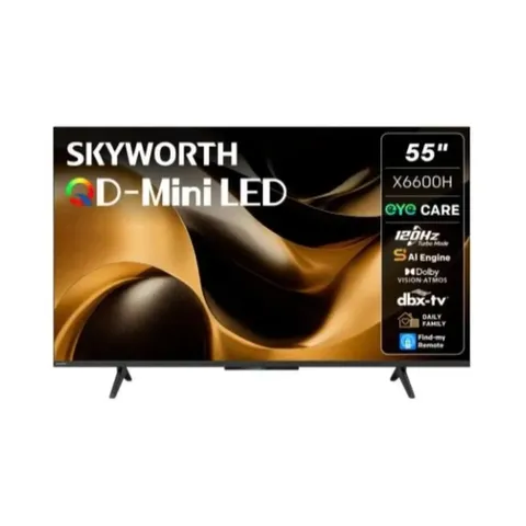 Skyworth 55 Inch 4K QD-Mini LED Google TV 55X6600K TV